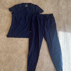 Adar navy scrubs